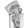 Zippo Classic 28837 — зажигалка-свеча, серебристая